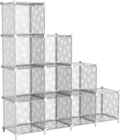 UNKU Cube Storage Organizer, 10 Cube Closet Organizer Storage Shelves, DIY by UNKU