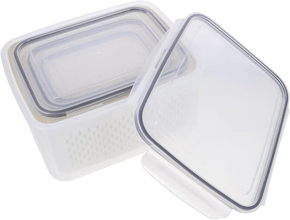 Stackable Refrigerator Organizer Bins Multipurpose Vegetable Fruit Storage by ULTECHNOVO