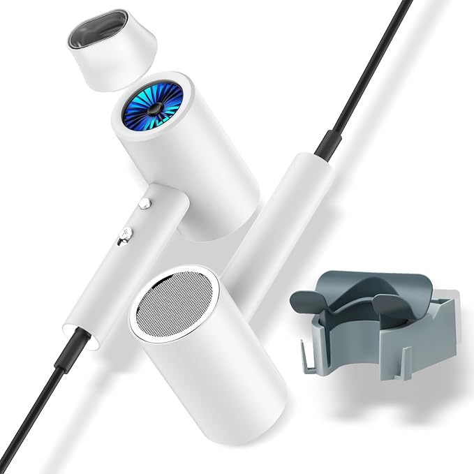 Salon Styling Hair Dryer with Wall Holder【Blue Light Negative Ions】 Fast by GMDQ