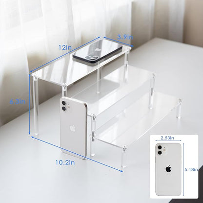 BYCY Acrylic 3-Tier Riser Display Shelf - Image 4