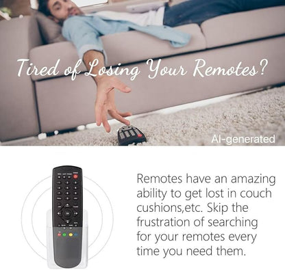 4 Pcs Remote Control Holder Wall Mount, TV Controller Holder, Self Adhesive - Image 3