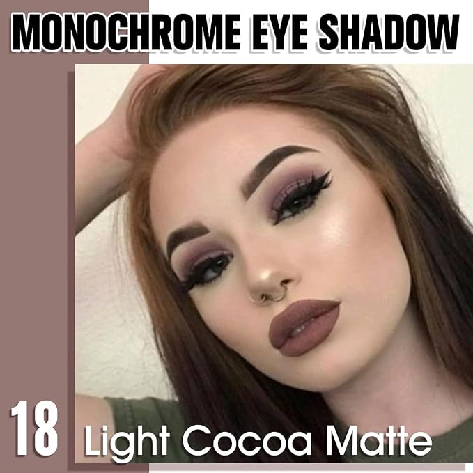 Brown Taupe Single Eyeshadow Makeup, Neutral Powde Eye Shadow - Image 2