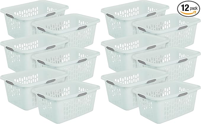 Sterilite Laundry Basket, Plastic Clothes Hamper, Large Rectangle Bin by Sterilite