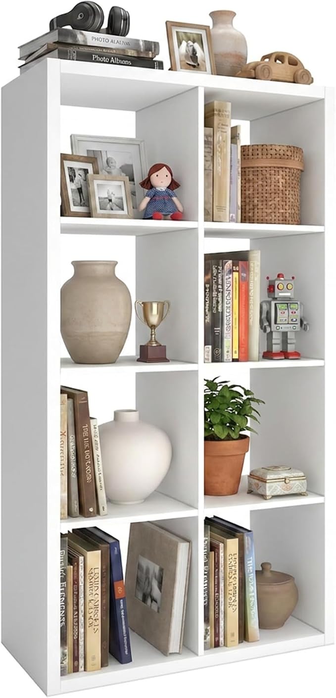 WannabeMyself【2026 Wooden Thick Frame】 8 Cube Storage Organizer by WannabeMyself