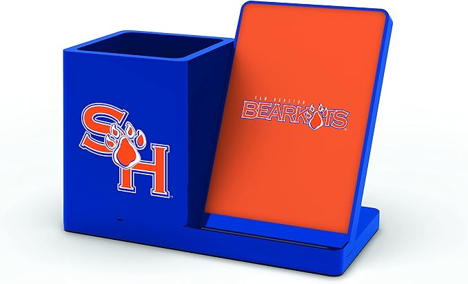 SOAR NCAA Unisex Cell Phone Wireless Charging Stand and Desktop Organizer by SOAR