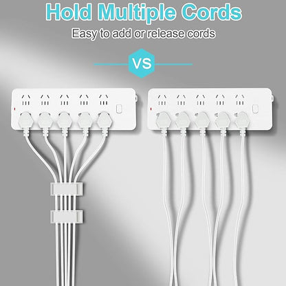 Under Desk Cable Management Clips, Wire Organizer Clips - Image 5
