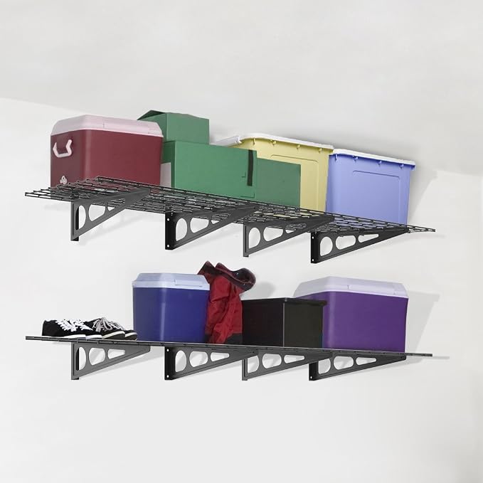 FLEXIMOUNTS WR26B-SBA 2' x 6' Wall Shelf Garage Storage Rack - Image 7