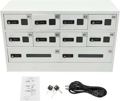 10 Slot Cellphone Charging Station Cell Phone Locker - Image 7