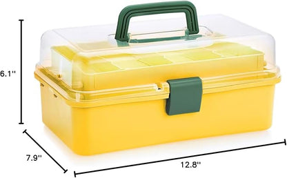 BTSKY 3-Layer Plastic Dividing Storage Box Craft Organizer - Image 8