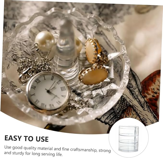 VICASKY Rotating Multi-layer Jewelry and Makeup Organizer Box, Desktop Cosmetic - Image 9