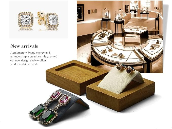 Jewelry Tray Solid Wood Display Stand Earrings Jewelry Earrings Display Tray - Image 6