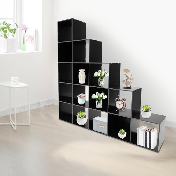 15 Cube Storage Organizer with 154 lbs Capacity, Bookcase - Image 4