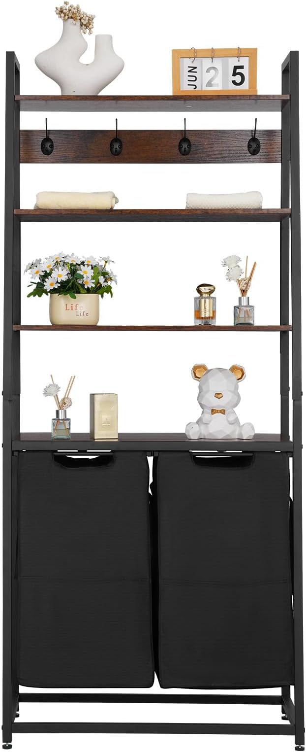 VEVOR 4 Tiers Laundry Sorter, Tall Laundry Hamper by VEVOR