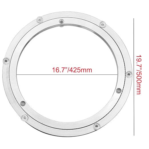 Aluminium Alloy Turntable Bearing, Heavy Duty Swivel Turntable Lazy Susan - Image 2