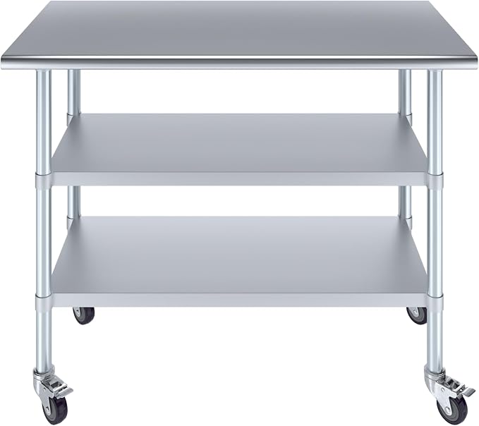 AmGood Stainless Steel Work Table - Image 2