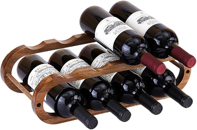 Navtcow Wine Rack and Water Bottle Organizer 2 in 1 by Navtcow