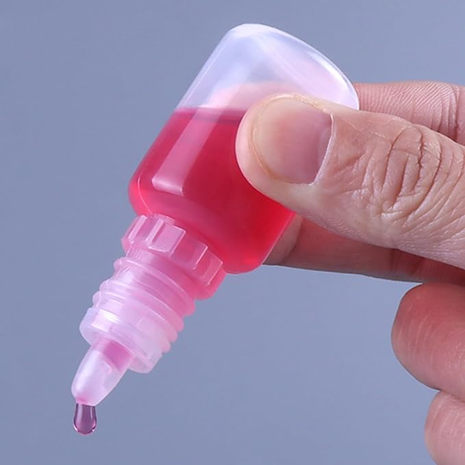 10PCS White Plastic Empty Squeezable Dropper Bottles Portable Eye Liquid Small - Image 5
