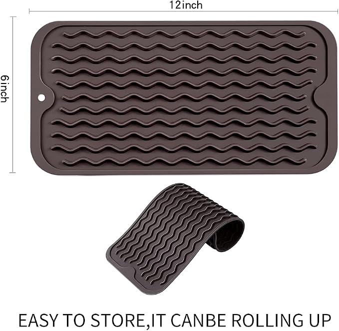 Silicone Dish Drying Mat for Multiple Usage, Easy clean, Eco-friendly, - Image 2