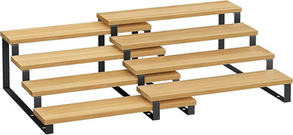 SONGMICS Display Risers, 4-Tier Cupcake Stand Holder, Spice Rack, Shelf Risers by SONGMICSbySONGMICSHOME