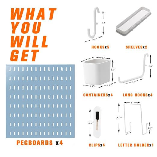 Peg Board Combination Kit, 4 Pegboards - Image 3