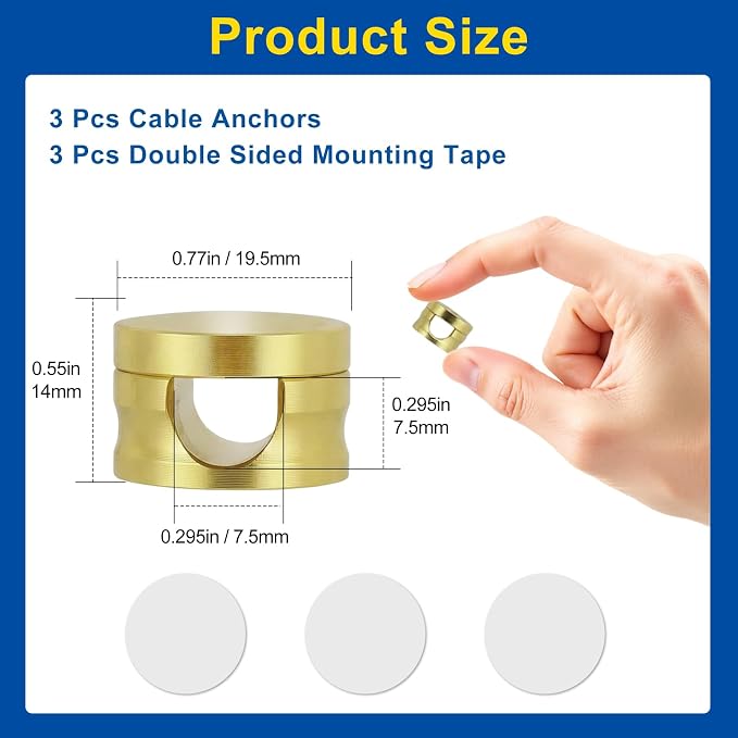 3 Pack Upgraded Cord Management Clips - Image 6