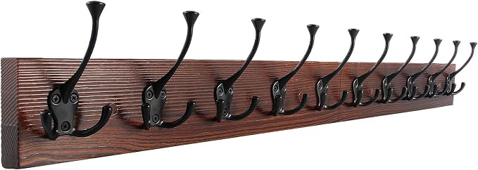 IBosins 34'' Coat Rack Wall Mount by IBosins