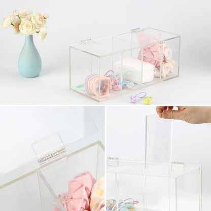 Hair Accessories Organizer for Girl, Acrylic Hair Tie Organizer Scrunchie Holder - Image 6