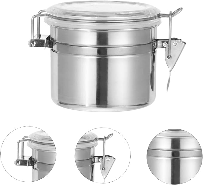 DOITOOL Storage Tank Eyelash Sealed Jar Eyelash Storage Container Stainless - Image 5