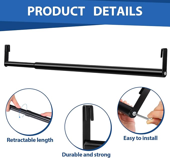 Threehoney Expandable Closet Rod - Image 3