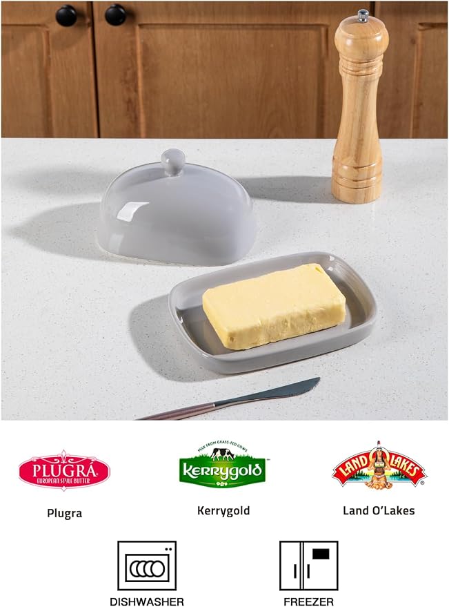 Sweejar Ceramic Butter Dish - Image 2