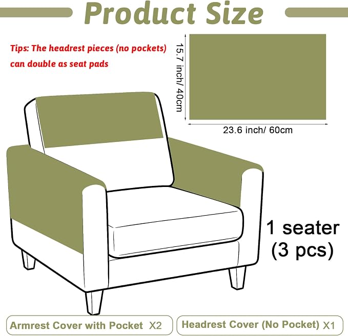 Universal Sherpa Recliner & Armchair Covers - Image 5