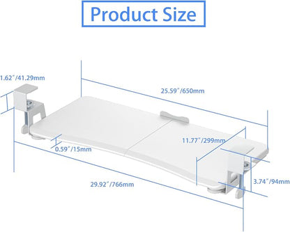 suptek Keyboard Tray Under Desk Pull Out - Image 6