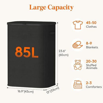 Lifewit 85L Large Laundry Basket - Image 3