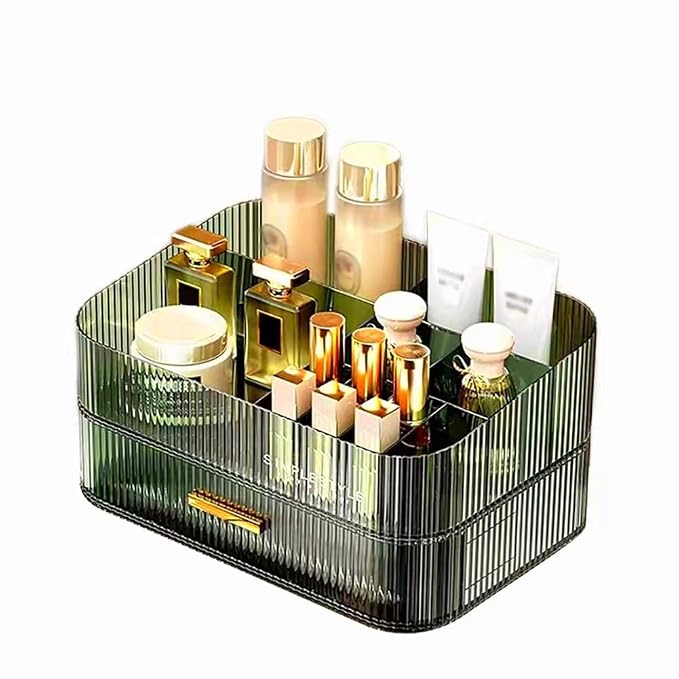 MIUOPUR Makeup Organizer with Stackable Drawers, Bathroom Vanity Organizers and by MIUOPUR