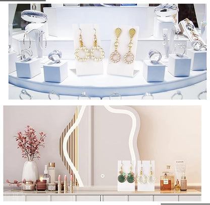 PH PandaHall 10pcs Acrylic Earring Stand, 1.7x1.4x3inch - Image 6