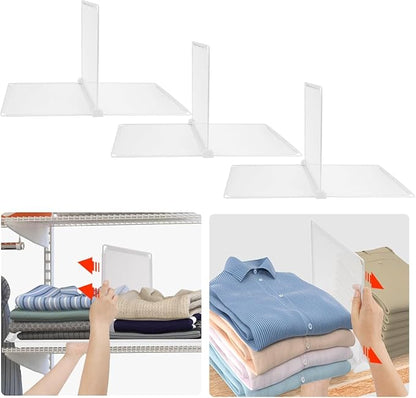 Shelf Dividers for Closet Organization, Portable Closet Shelf Divider, Closet by Unknown
