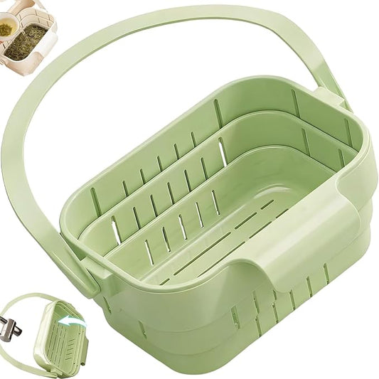 Foldable Hanging Sink Drain Basket, Stretchable Kitchen Colander, No-Drill by Unknown
