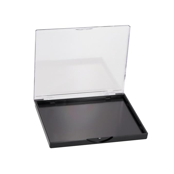 Magnetic Makeup Palette with Clear Top, Empty Eyeshadow Storage Box with 40Pcs by AJLTPA
