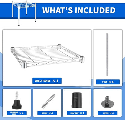 Simple Deluxe 1-Tier Shelving Unit - Image 7