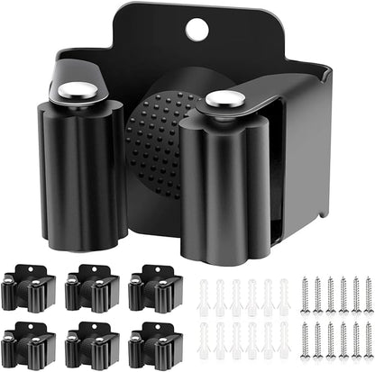 Verdenu 6 Pack Broom Holder, Stainless Steel Command Broom Holder by Verdenu