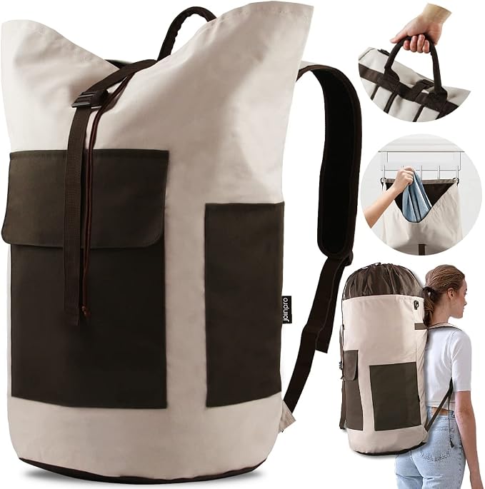 Laundry Bag Backpack, 125L Extra Large Travel Laundry Bags by JOINPRO