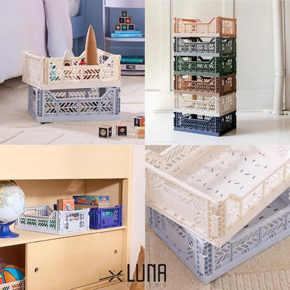 Collapsible Storage Box, Foldable Crate Organizer Bin - Image 6