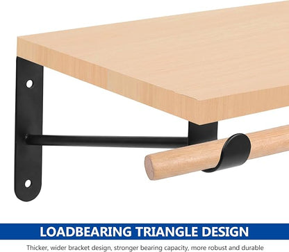 Shelf and Rod Brackets, Heavy Duty Closet Shelf Closet Bracket - Image 4