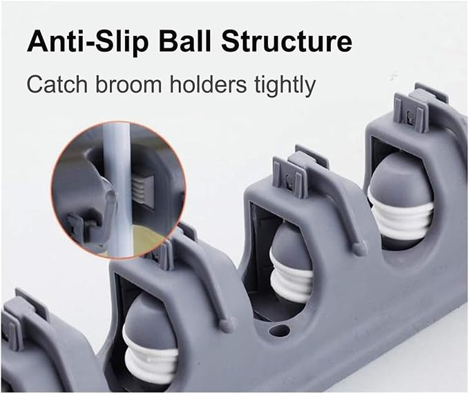 16 Inch Broom Holder Wall Mount - Image 3