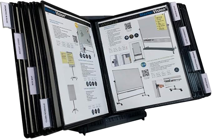 Ultimate Office AdjustaView 20-Pocket Desk Reference Organizer by UltimateOffice