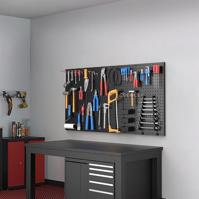 Ultrawall 4 Pcs Metal Pegboard Wall Panels, Peg Boards - Image 6
