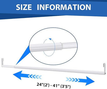 Threehoney Expandable Closet Rod - Image 2