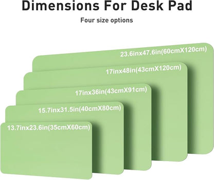 Aothia Faux Leather Desk Mat – Large Mouse Pad, Non-Slip PU Leather Blotter - Image 5