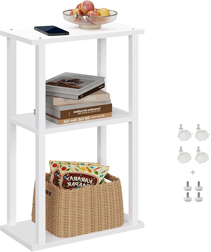TUTOTAK Small Side Table, Narrow End Table, Bedside Table, Couch Side Table by ChoosetutotakFurnitureBuildYourCozyHome
