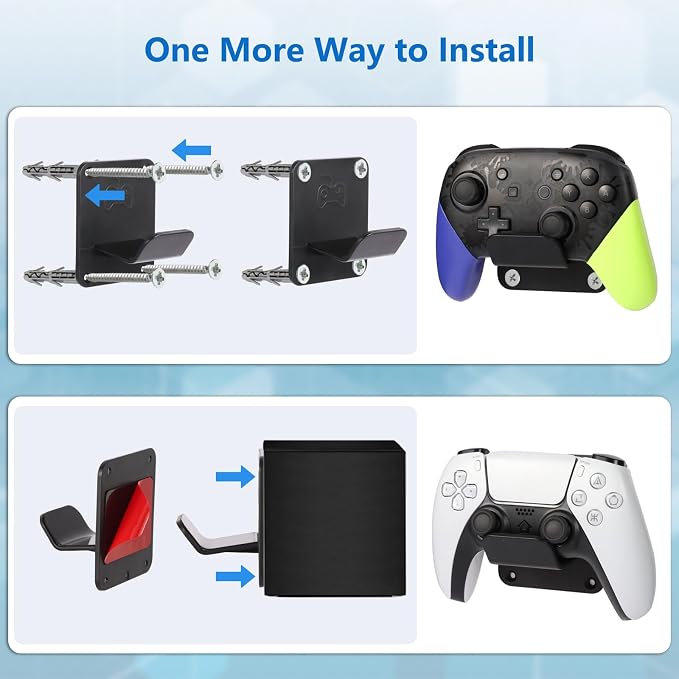 Controller Holders Wall Mount 3 Pack Wall Stands - Image 3